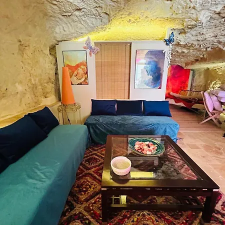 La Grotte D 'orphee Troglodyte Hétvégi ház Chènehutte-les-Tuffeaux